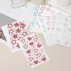 PATIKIL 6-Pack Star Face Gem Stickers Self-Adrenaline Hair Gem Stickers Face Stickers for Women Eye Hair Body Festival Makeup Rave Accessories AB