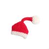 Mini Santa Hat Christmas Ornament Durability Cloth Decorations For Mantel Stocking Gift Wrapping