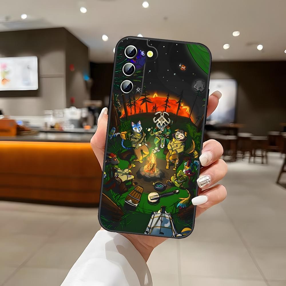 Outer Wilds Game Phone Case Back Cover for Samsung S24 Ultra S22 S23 S20 Fe S21 Plus Galaxy A54 A34 A24 A53 M54 Note 20
