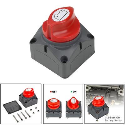 Battery Rotary Switch 12-48V 275/1250 Amps Power Cut Off Main Switch Isolator Source Cut Off Switch Suitable For Car Truck Ship