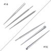 Set 3 Bucăți Oțel Inoxidabil Instrument de Introducere pentru Piercinguri conice Piercing în Ureche Kit de Întindere pentru Body Piercinguri Introductori conici