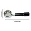 Xuuyuu 58mm Coffee Bottomless Portafilter with Removable Filter Basket for Expobar, Rocket, Faema, and Rancilio (Black)