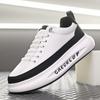Fashion Brand Men's Lace Up Comfortable Thick Soled Outdoor Sports Shoes in Spring Classic White/brown Men Casual Fashion Shoes