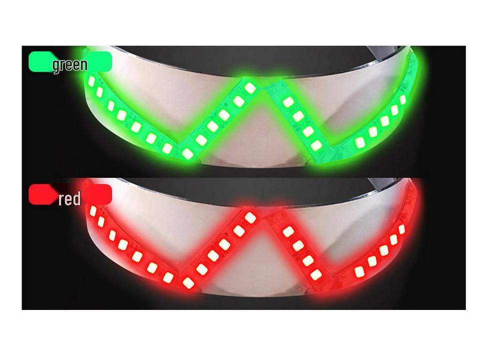 LED Light-Up Glasses & Gloves for Nightclubs, Bars, Concerts, and Street Dance Performances