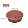 1/2/4/5pcs Desk Cord Grommet Wire Hole Cover Line Outlet Port Threading Box Cover Cable Passing Box Office Table Cable Organizer