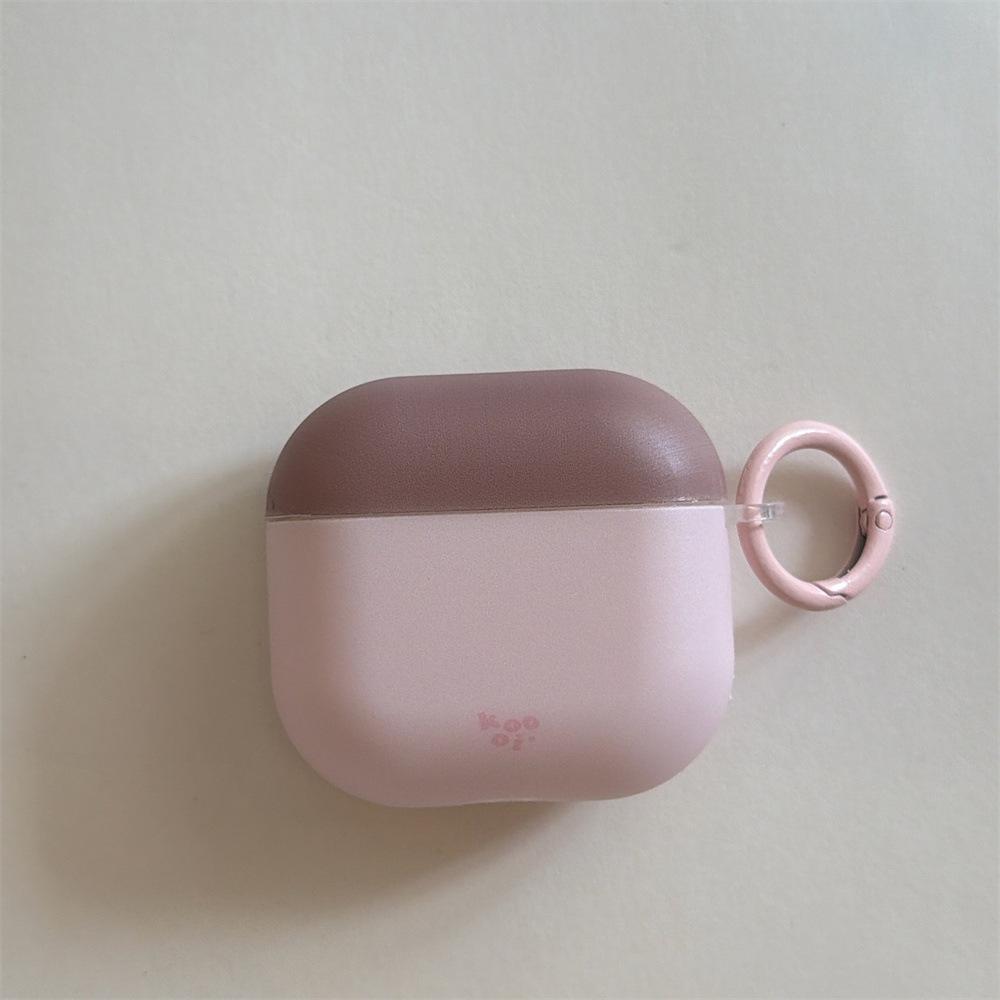 INS wind matte color matching earphone cover for Apple AirPods 1 /1 generation cartoon pendant case PRO1/PRO1