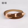 Vintage Matte Cowhide Women'S Genuine Leather Belt Casual Pants Jeans Premium Women'S Belt