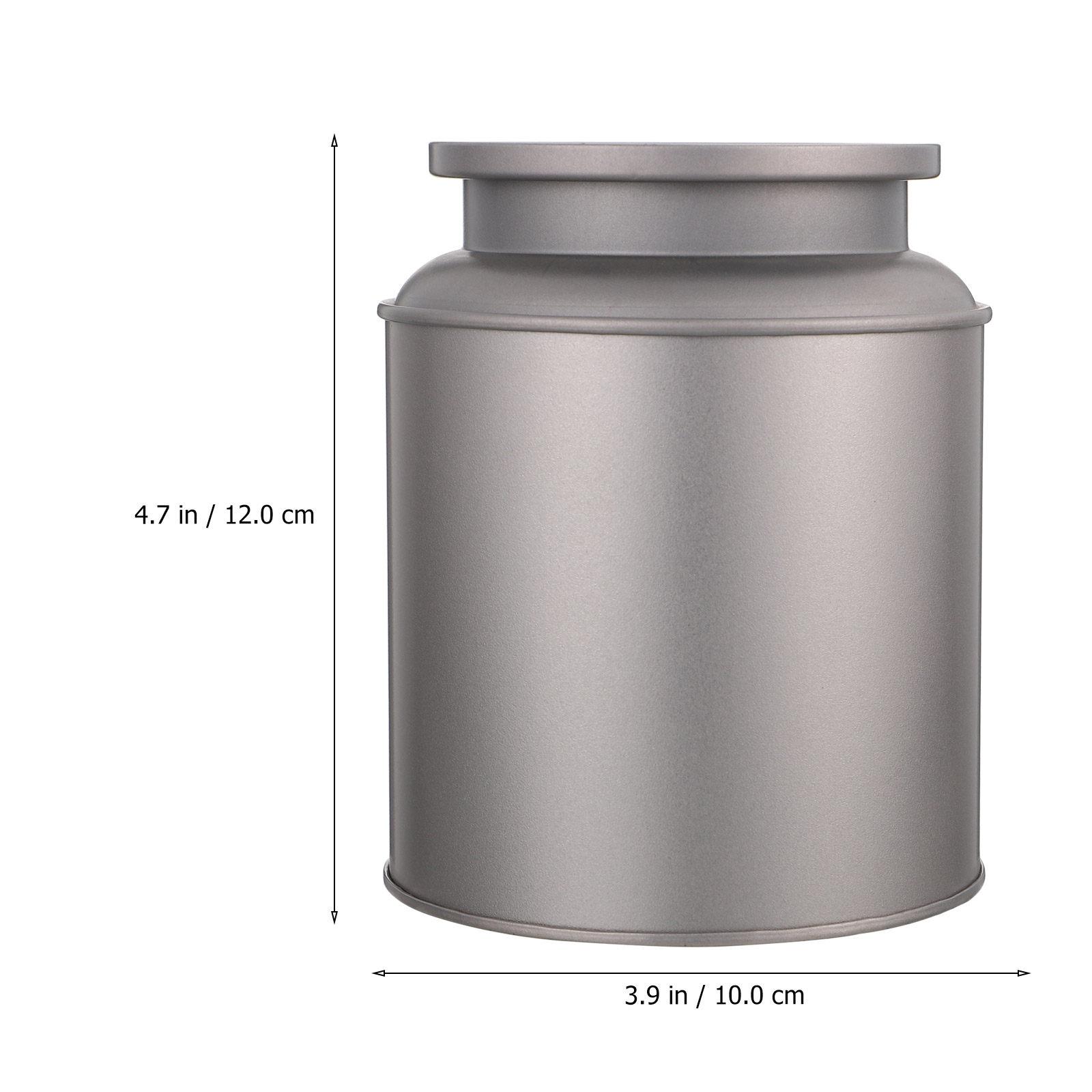 

Thickened Tinplate Tea Canister with Airtight Lid Square Sealed Storage Jar for Loose Tea Dried Fruit Candy Home Decor Gift золотистый