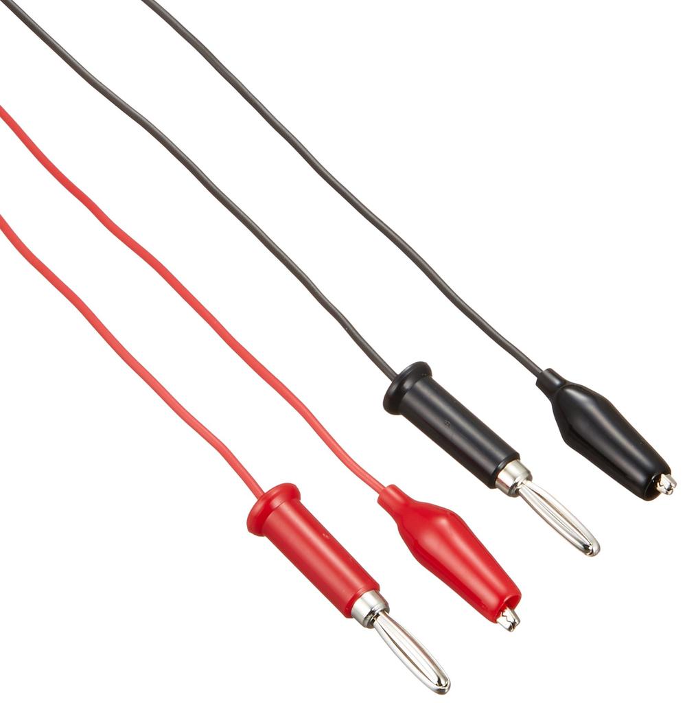 Teishin Electric Clip Banana Test Lead 5 pieces each color TLA-118 Red/Black