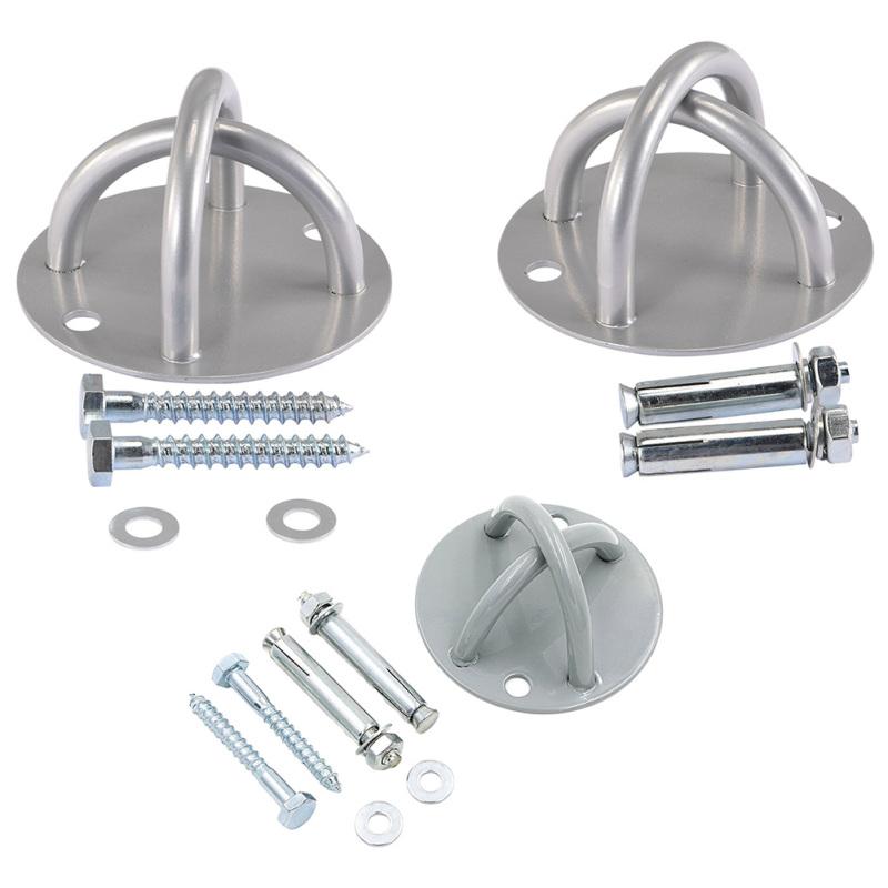 

Настенный кронштейн с 2 отверстиями для подвесных ремней Потолочный анкер с 2 саморезами / 2