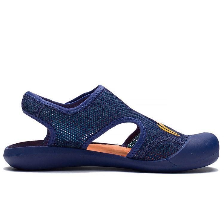 Li-Ning Cloud Non-Slip Shock Absorbing Childrens Sandals Kids Sandals Dark-Blue YKUS016-63