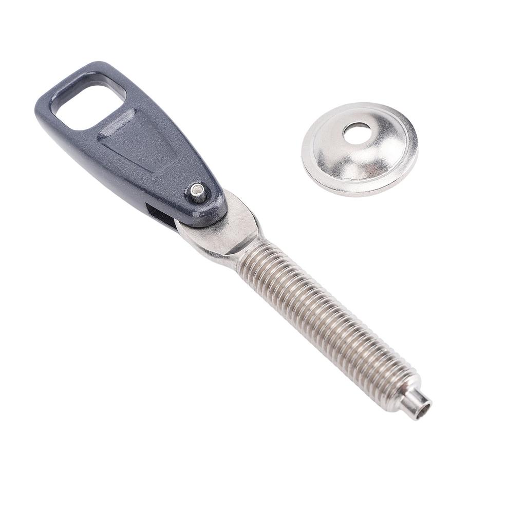 Transom Clamp Screw Handle Assembly 663 43118 01 4D Aluminum Alloy Stainless Steel Replacement for 40 Horsepower E40G