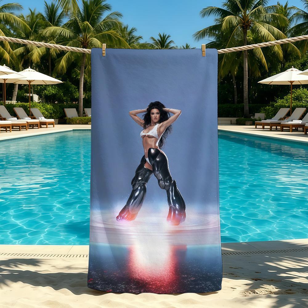 Towel K-Katy For Outdoor Camping Beach Towel Super Absorbent Quick-Drying Singer P-Perry Summer Towel