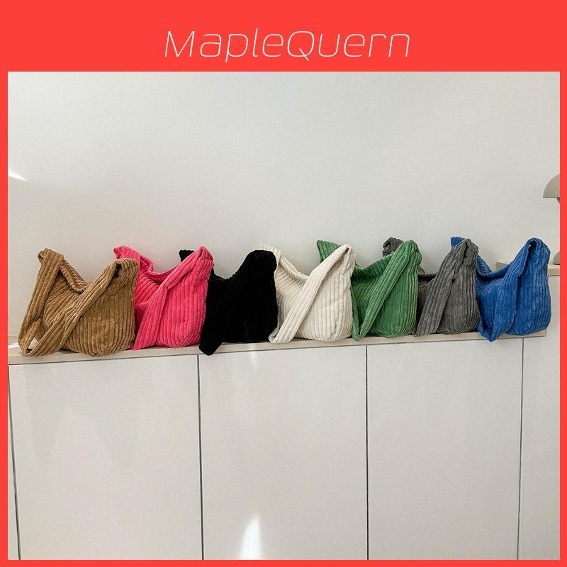 Fashionable Corduroy Tote Bag For Women Soft And Spacious Winter 2023 Shoulder Bag