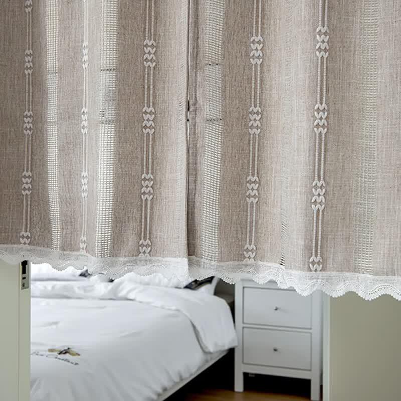 Japanese Style Cotton Linen Door Curtain