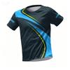 Sportliches, atmungsaktives, dünnes Herren-Fitness-T-Shirt mit Kurzarm und Farbverlauf
