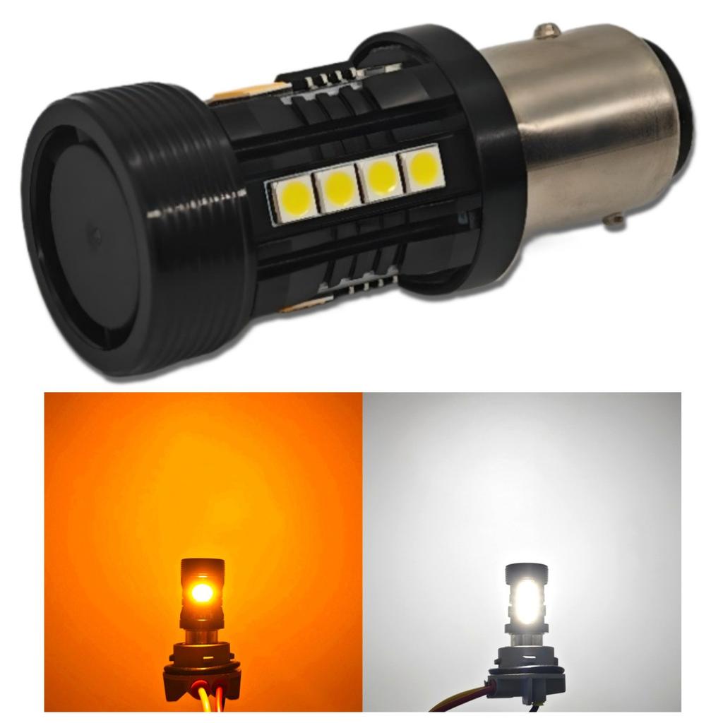 2 Pcs P21/5W LED Bulb 1157 12V No Error, Two Colors Off-Road