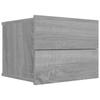 VidaXL Bedside Table Sonoma Grey 40x30x30 Cm Engineered Wood815413