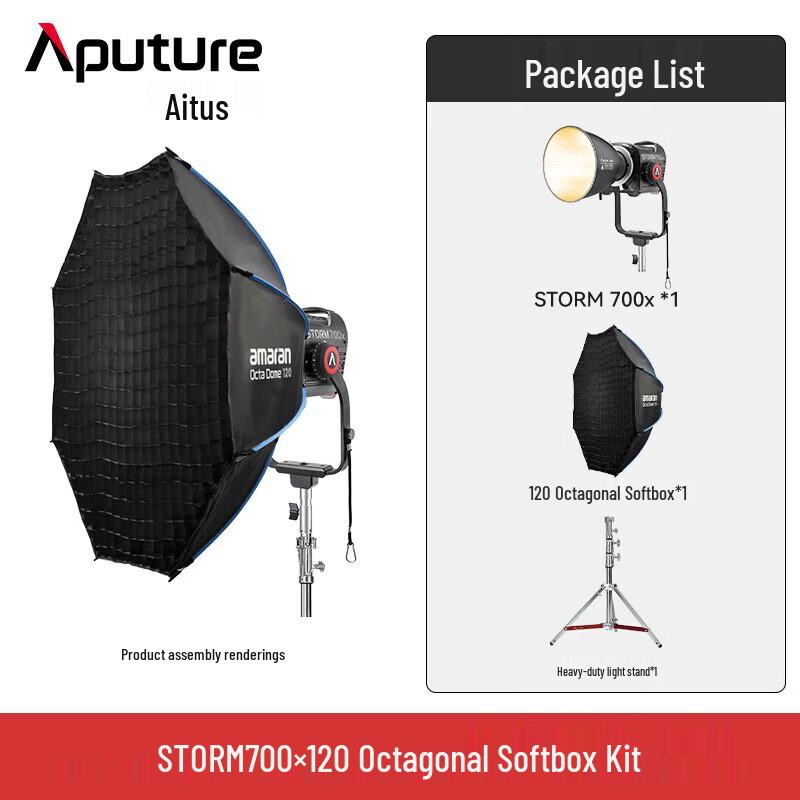 Aputure STORM 700x 700W Bi-Color LED Video Light Kit
