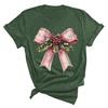 Christmas Printed Fashionable Women's T-shirt Christmas Trend Pure Cotton Casual Sportswear T-Shirts Women’s
