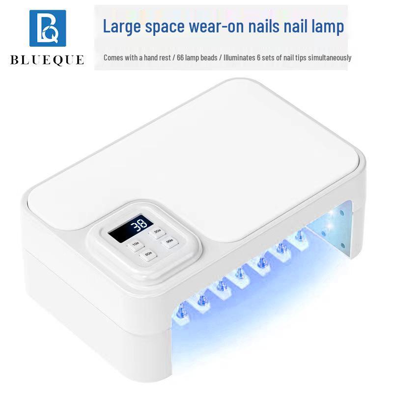 High-Power Quick-Dry Wearable Nail Lamp with Removable Hand Rest