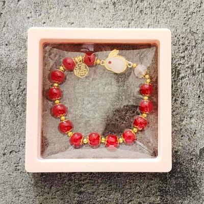 Lucky Jade Rabbit Bracelet, Health Wish Jewelry