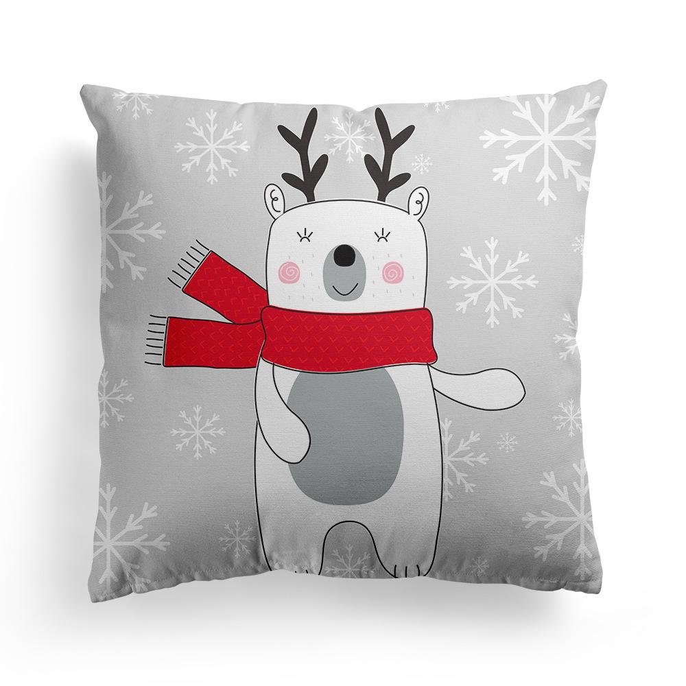 New Christmas Pillowcase Christmas Tree Holiday Sofa Pillow Cushion Cover