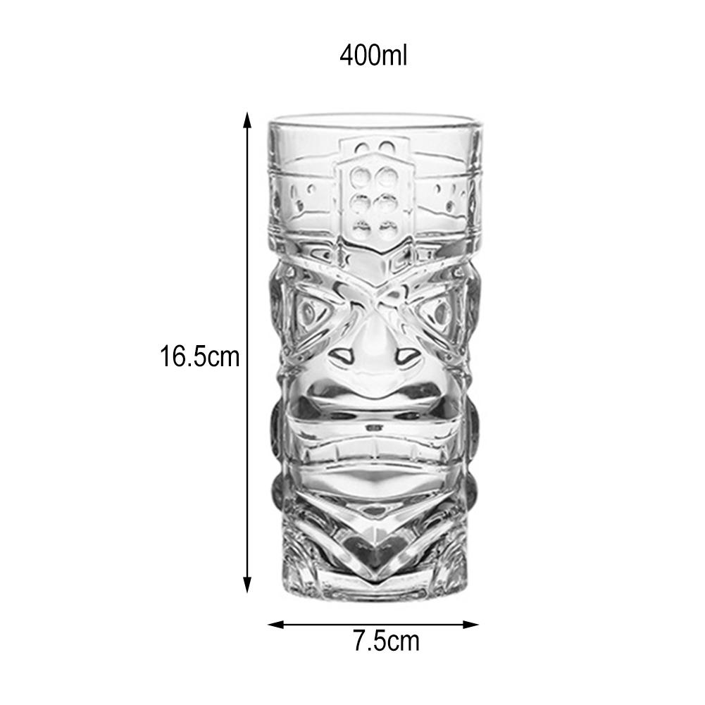 400ml Grimace Shape Drink Cup Fashion Large Capacity Glasses For Home Restaurant Bar