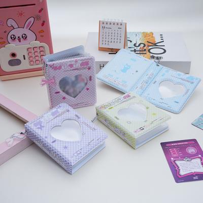 Schattig en fris 3-inch Polaroid mini-album, idool idool idool album, klein kaartenbewaarboek, kan 36 vellen foto's bevatten