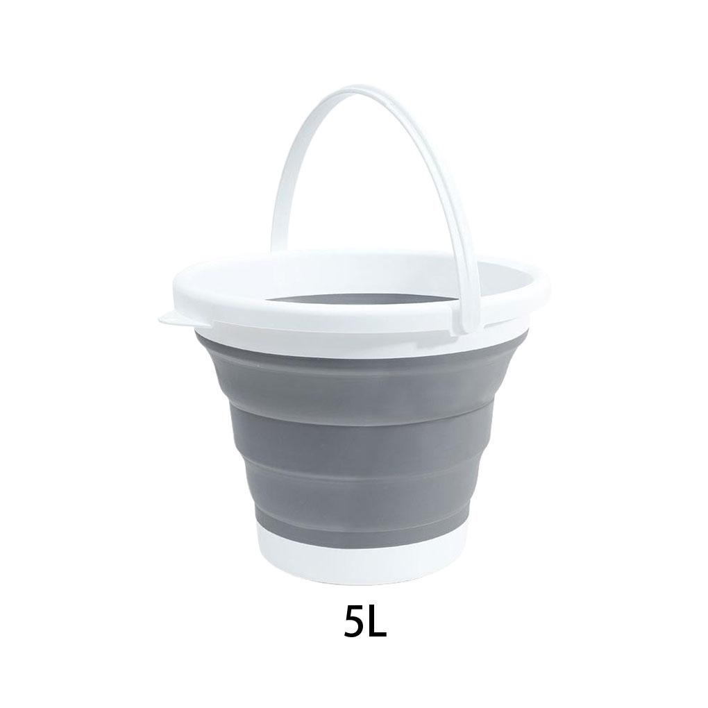 Folding Bucket Space-saving Solution For Outdoor Activities Childrens Outdoor Fishing Bucket