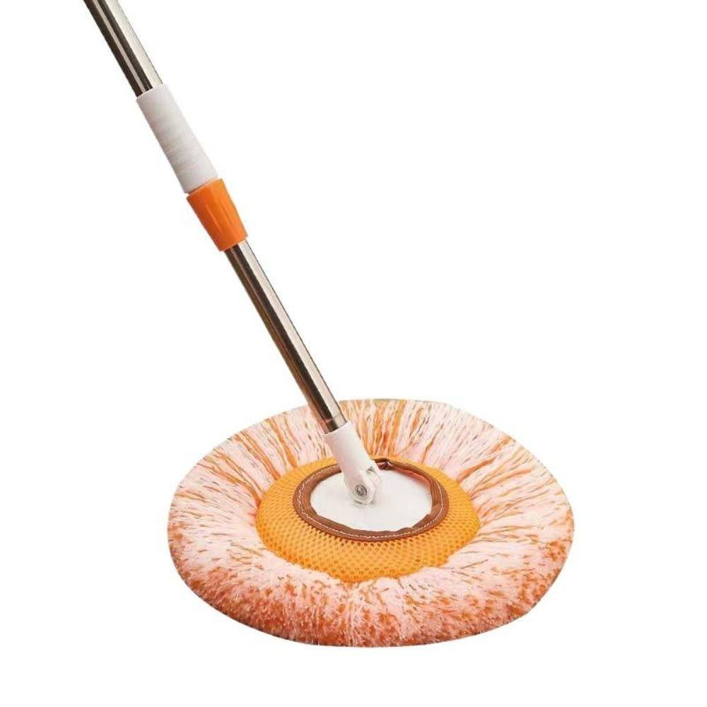 Durable Flexible Rotating Sunflower Mop Wet And Dry Reusable Wall Mop Detachable High-rise Cleaning Floor Mop for Wall Ceiling