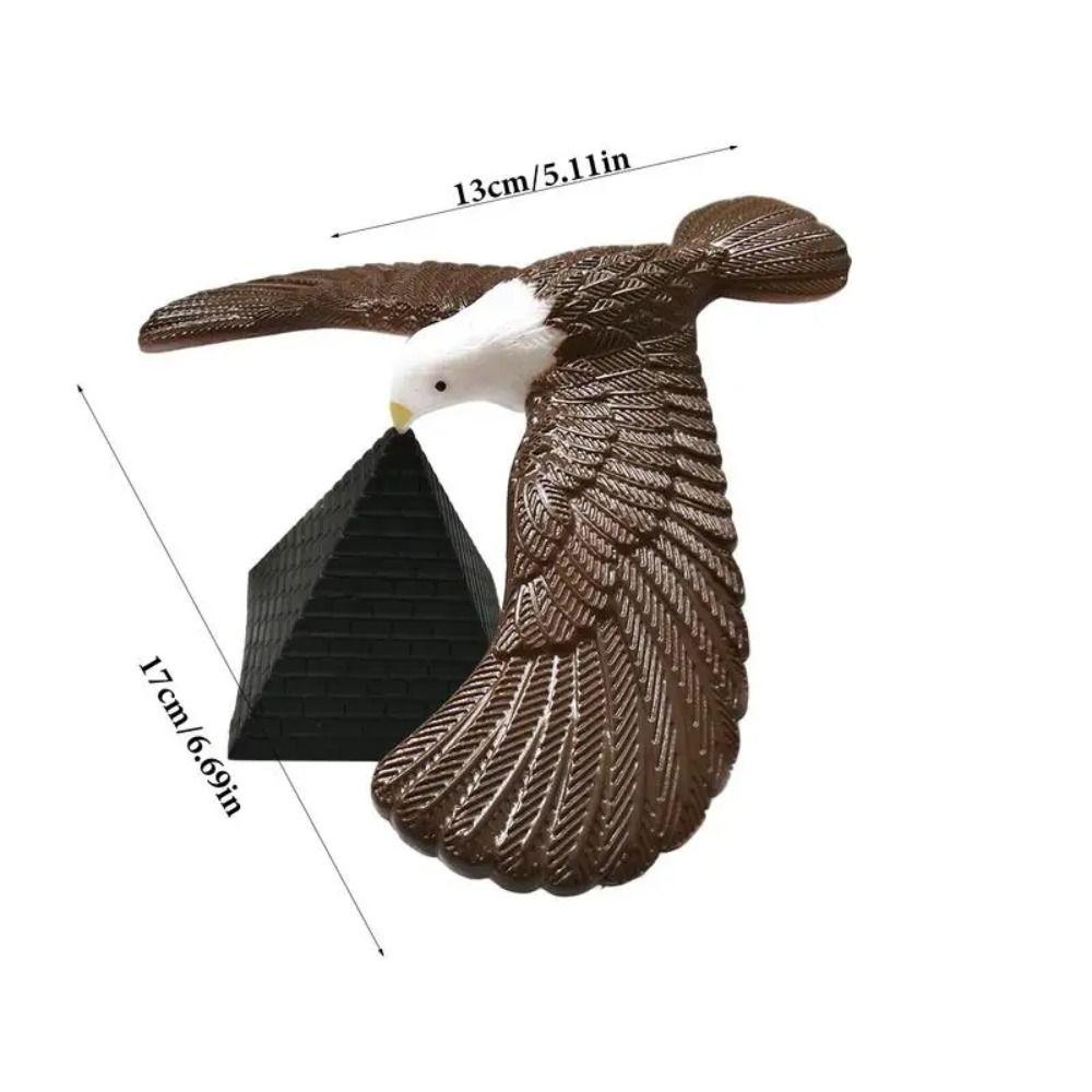 Pyramid Physical Balancing Eagle Bird Toy Novelty Trick Gravity Science Balance Bird Toy Gift Funny Eagle Bird Interactive Toy