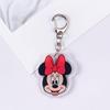 6 ks Disney Mickey Mouse Minnie Mouse Akrylové Klíčenky Příslušenství Roztomilý Přívěsek na Tašku Batoh Klíčenka Dárky Pro Přátele