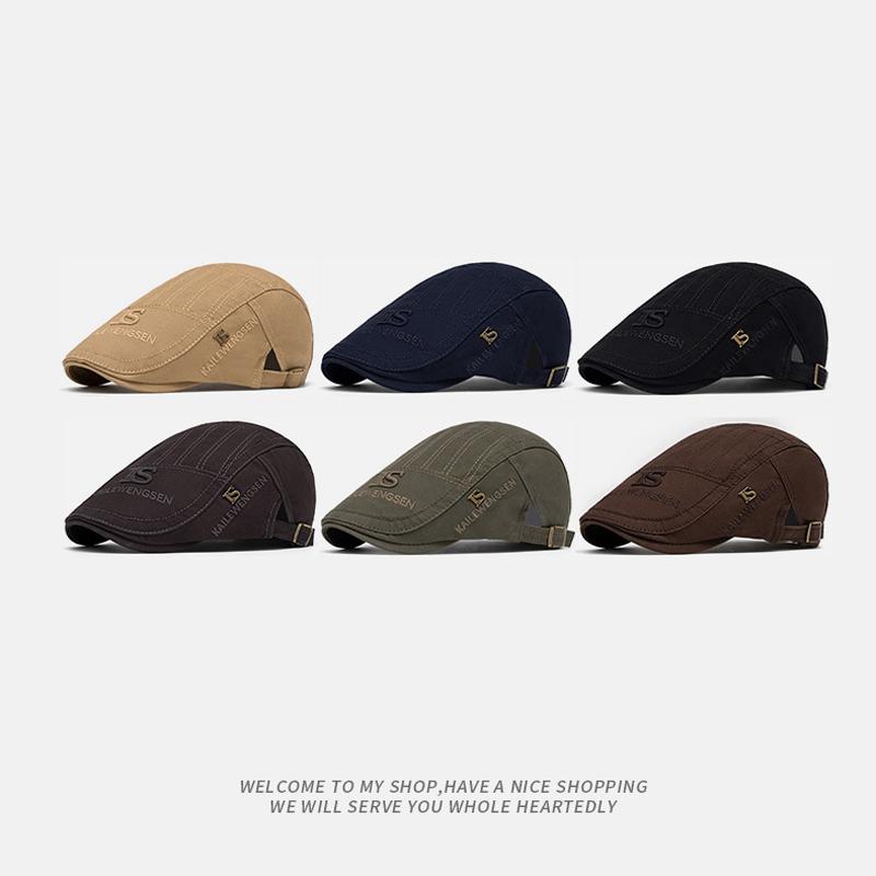 Beret Spring Summer British Retro Forward Cap Men Cap Outdoor Sun Protection Hat Paintsman's Cap