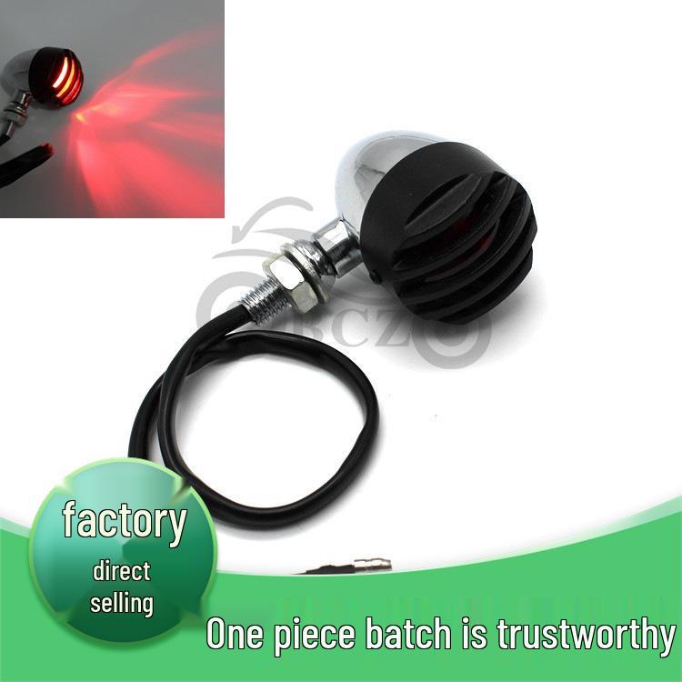 Harley Motorcycle Retro Grille Metal Shell Turn Signal Blinkers Turn Signal