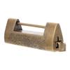 1Set Retro Horizontal Opening Lock Vintage Engraved Chinese Style Padlock for Wooden Box Jewelry Cabinet Drawer