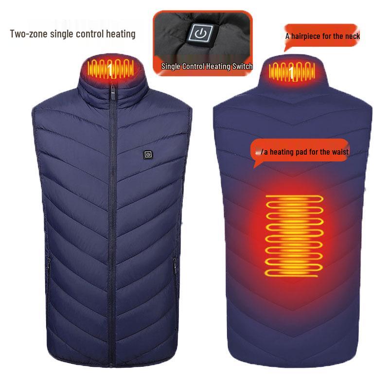 Men's USB Electric Heated Vest for Autumn and Winter