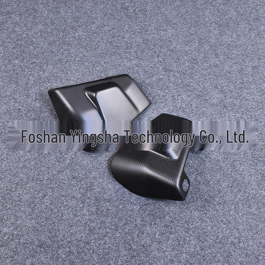 Universal Carbon Fiber Motorcycle Front Brake Caliper Air Guide Radiator Accessory