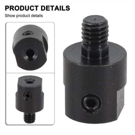 Adjustable M6 6mm Axle Motor Shaft Coupler Sleeve Saw Blade Coupling Adapter