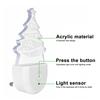 Night Light Christmas Tree Shape Projection 3D Effect Energy-saving Plug-Play LED Nightlight Holiday Decor