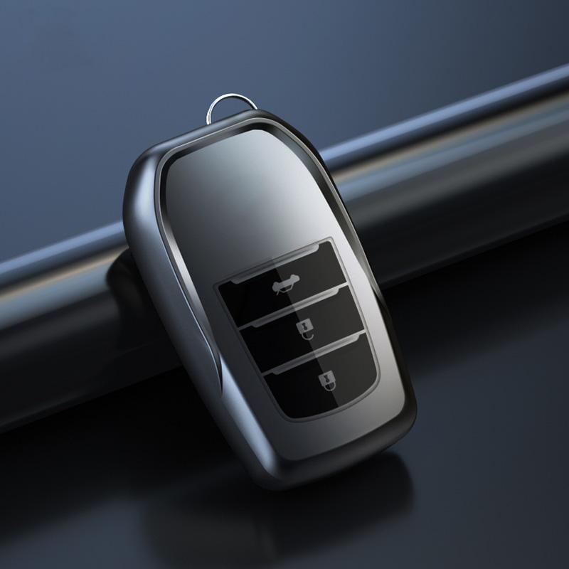 

Soft Tpu Car Remote Key Case Cover For Toyota Rav4 Crown Hilux Fortuner Camry Land Cruiser Prado Protect Shell Fob Accessories