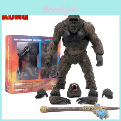 Godzilla vs.. Brinquedo King Kong Figura de Ação Modelo Tamanho 14cm/5.51in Cor Preta
