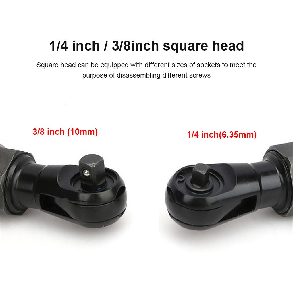Air Pneumatic Ratchet Wrench Torque Spanner 1/4 3/8 Square Head Multi-functional Mechanical Machine Vehicle Tool 20N 265rpm