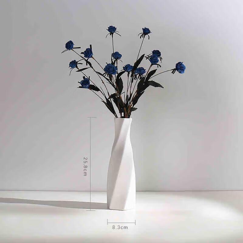 Miling Modern Ceramic White Vase