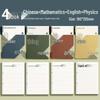 Thickened Loose-Leaf 5-Subject Notebooks for Students: Removable Pages & Error Correction Section