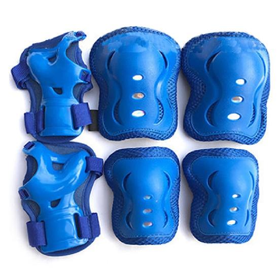 

Детский протектор колена локтя Шлем для верховой езды Протектор запястья 6шт Скейтборд Спортивная безопасность