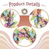 Artificial Flower Garland And Silk Leaves, Decorative Hanging Wreath for The Front Door, Party