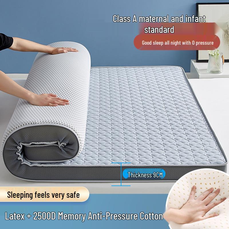Class A Memory Foam Mattress Pad - Latex, Thickened, Single, for Home or Dorm