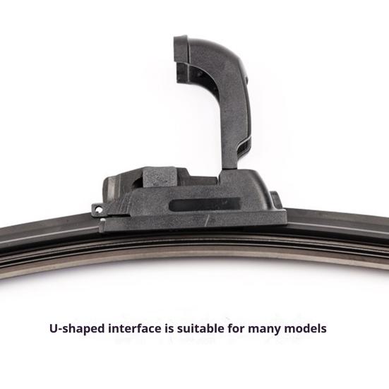 2Pcs Windshield Wiper Blades All Weather Windshield Wiper Hybrid Rubber Quiet Front Rear Rear Wipers Replacement Kit