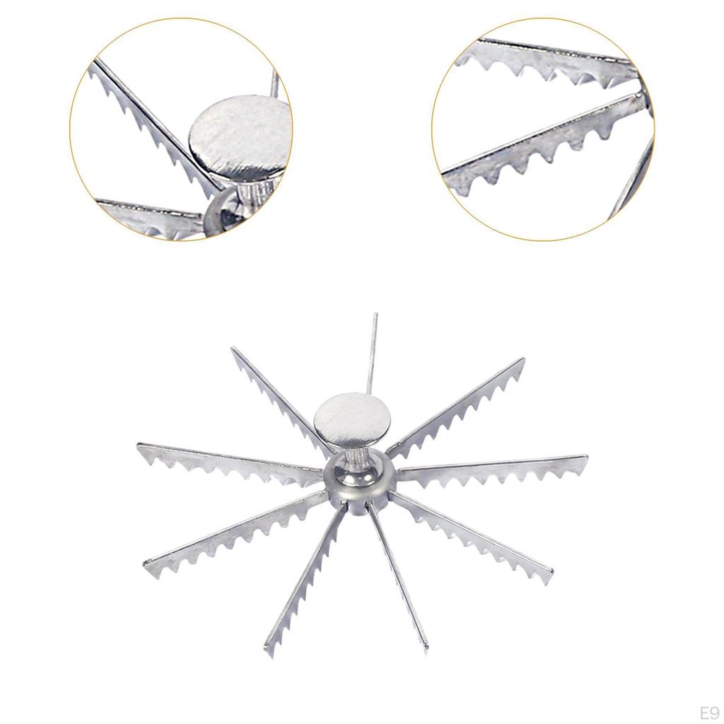 Pie Divider Easy to Use with Handles Cutter for Home Restaurant Domestic 5 Slices